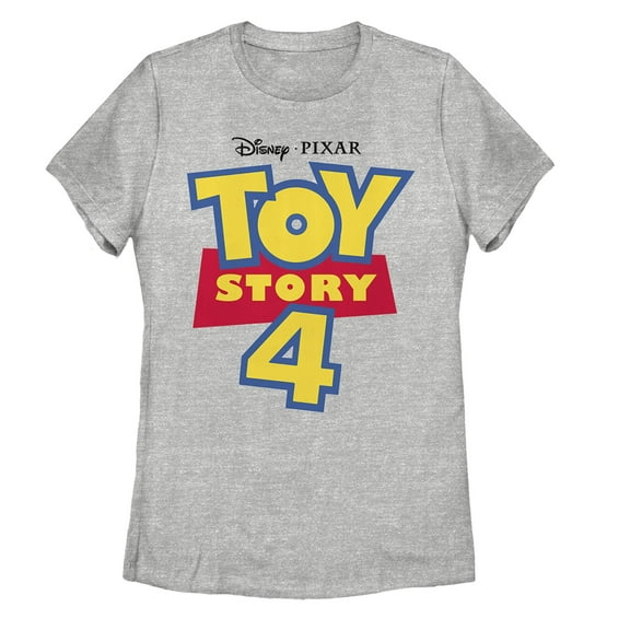 Women's Toy Story Bold Logo Graphic Tee Athletic Heather Medium