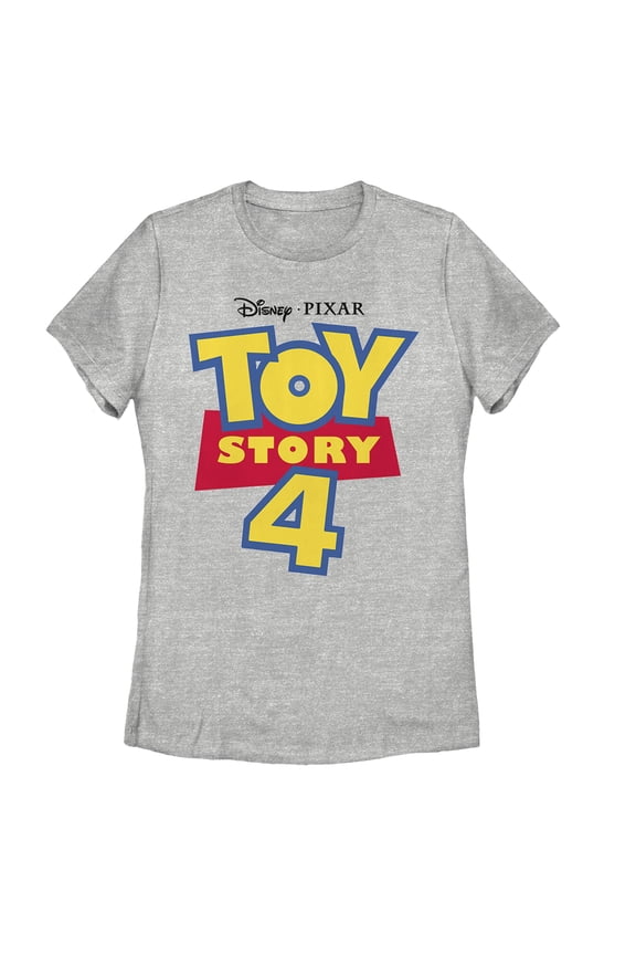 Women's Toy Story Bold Logo Graphic Tee Athletic Heather X Large