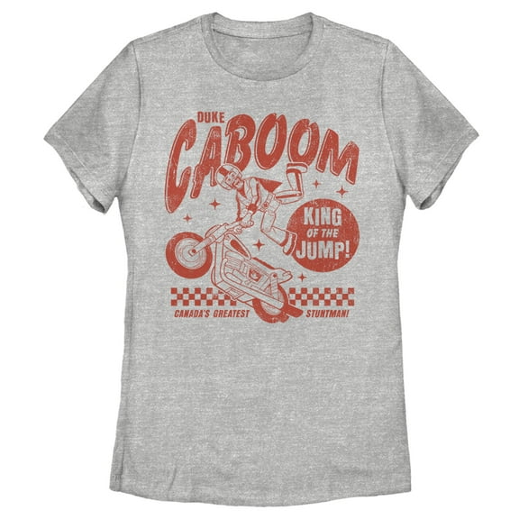 Women's Toy Story Caboom King Jump Graphic Tee Athletic Heather Medium