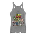 thumbnail image 1 of Women's Toy Story Character Logo Party  Racerback Tank Top Gray Heather Large, 1 of 3
