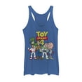 thumbnail image 1 of Women's Toy Story Character Logo Party Racerback Tank Top Royal Blue Heather X Large, 1 of 3