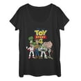 thumbnail image 1 of Women's Toy Story Character Logo Party  Scoop Neck Black Small, 1 of 3