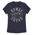 thumbnail image 1 of Women's Toy Story Ducky & Bunny Ready Rowdy Squad  Graphic Tee Navy Blue Small, 1 of 4