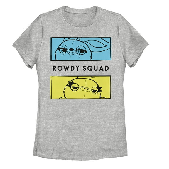 Women's Toy Story Ducky & Bunny Rowdy Panels Graphic Tee Athletic Heather X Large