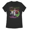 thumbnail image 1 of Women's Toy Story Duke Caboom Neon Race  Graphic Tee Black Large, 1 of 3