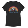 thumbnail image 1 of Women's Toy Story Forky Talkin' Trash Rainbow  Graphic Tee Black Medium, 1 of 3