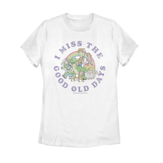 Women's Toy Story Good Old Days Graphic Tee White 2X Large