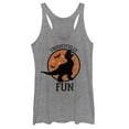 thumbnail image 1 of Women's Toy Story Halloween Frightfully Fun Rex  Racerback Tank Top Gray Heather X Large, 1 of 3