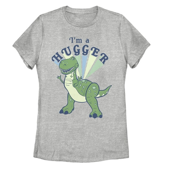 Women's Toy Story I'm a Hugger Rex Graphic Tee Athletic Heather Medium