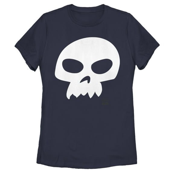 Women's Toy Story Sid Skull Graphic Tee Navy Blue Medium
