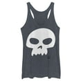 thumbnail image 1 of Women's Toy Story Sid Skull  Racerback Tank Top Navy Blue Heather Small, 1 of 3