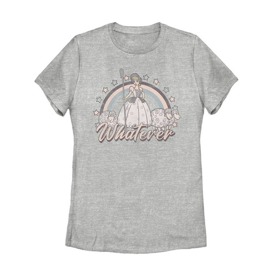 Women's Toy Story Whatever Bo Peep Graphic Tee Athletic Heather 2X Large