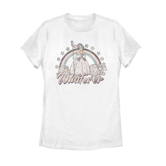 Women's Toy Story Whatever Bo Peep Graphic Tee White Small