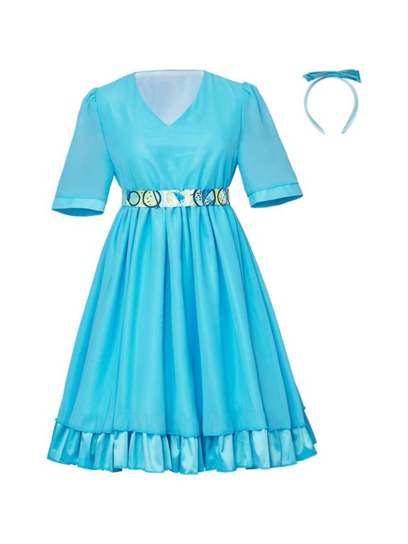 Women's Tracy Turnbald Blue Dress Musical Stage Performance Dress