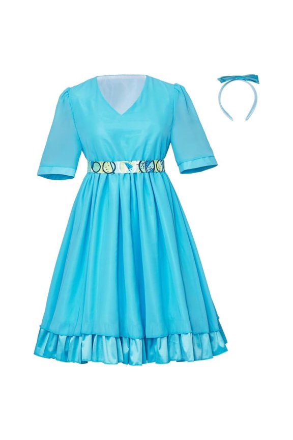 Women's Tracy Turnbald Blue Dress Musical Stage Performance Dress