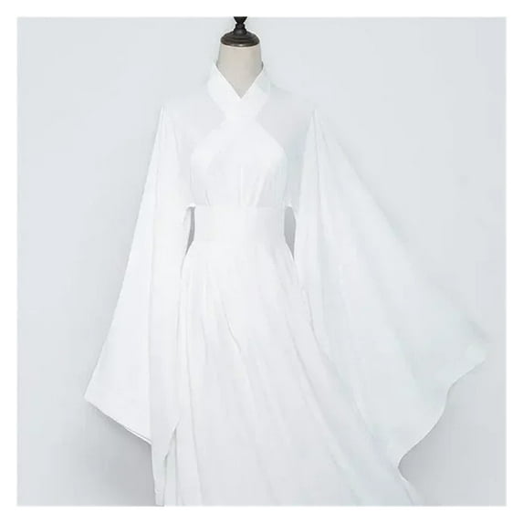 Women's Traditional Chinese Costume Lady Women Men White Black Tops Skirt Suit Underwear Dress