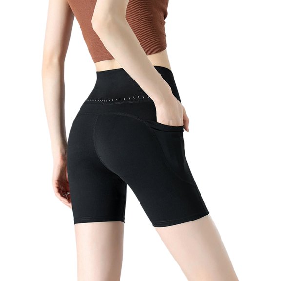 Women's Training Shorts High Rise Dry Yoga Biker Fit for Pilates, Gym Cycling and Casual Wear Daily