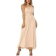 thumbnail image 1 of Women's Transformer Multi-Rope Cross Back Wrap Convertible Infinity Bandage Long Maxi Dress, 1 of 6