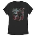 thumbnail image 1 of Women's Transformers Autobot Rusted Logo  Graphic Tee Black 2X Large, 1 of 4