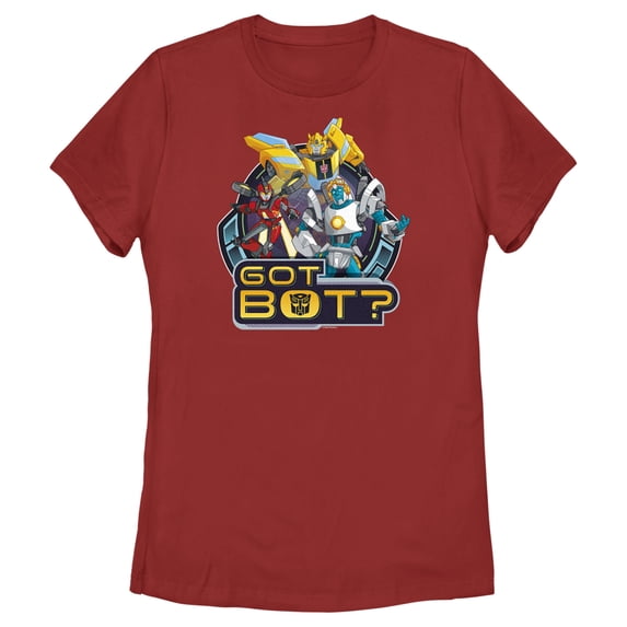 Women's Transformers: EarthSpark Got Bot Graphic Tee Red Small