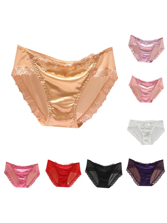 Women's Transparent Lace Seamless Underwear Soft Comfortable Triangle Panties for Everyday Wear and Occasions