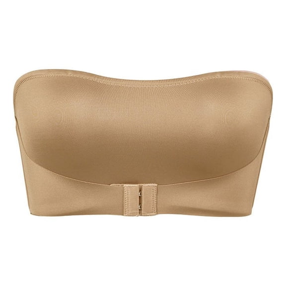 Women's Transparent Shoulder Strap Bra - Cordless, Backless, Spongeless with Convertible Straps - Comfortable Sexy Design for All Seasons