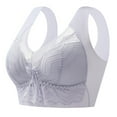 thumbnail image 1 of Women's Transparent Strap Wireless Bra - Plus Size, Convertible Strap Design, 1 of 3