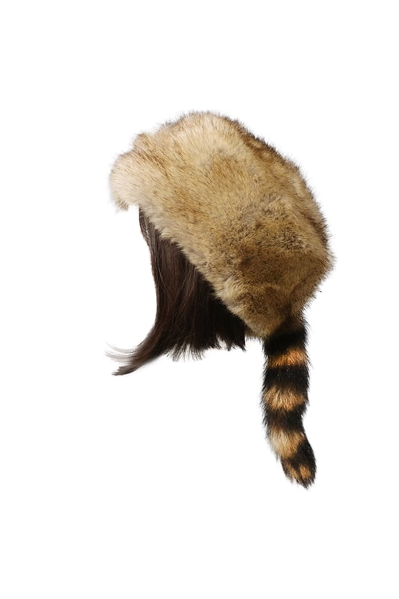 Women’s Trapper Hat Faux Fur With Tail Winter Earflap Hat Warm Stylish Windproof Winter Outdoor Hat