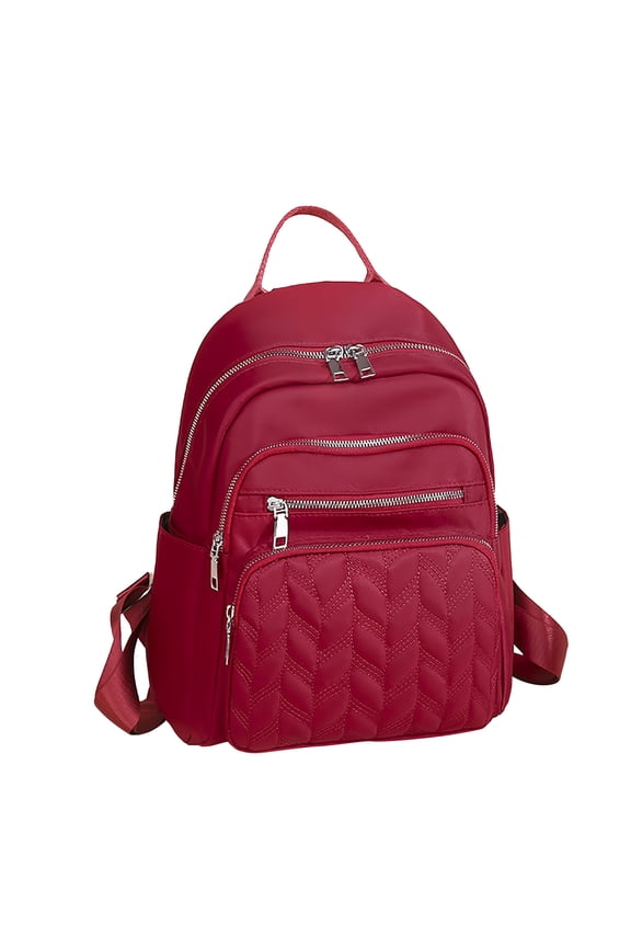 Women's Travel Backpack Waterproof Oxford Cloth Multi Pocket Large Capacity School Bags with Adjustable Strap