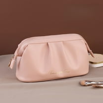 Women's Travel Cosmetic Organizer Bag with Multiple Pockets for Makeup and Toiletry Storage