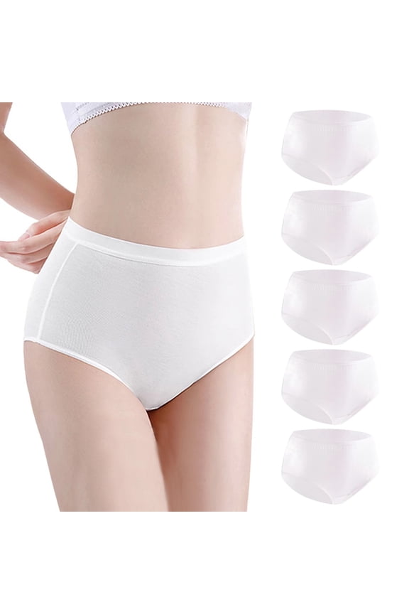 Women's Travel Disposable Underwear for Comfortable Stays - Convenient Pack of Five - Ideal for Journeys and Outdoor Adventures 5PCS
