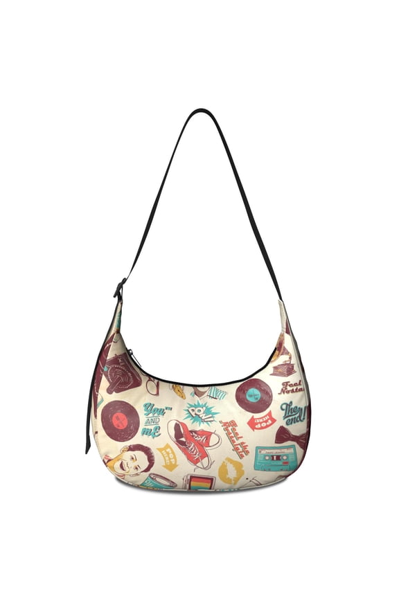 Women’s Travel Shoulder Bag – Vintage Journey Crossbody Purse with Adventure and Explore Design, Lightweight Durable Tote for Vacation and Trip