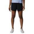 thumbnail image 1 of Women's Trekâ¢ Mid-Rise French Terry Shorts Black/White Stacked Logo L, 1 of 7