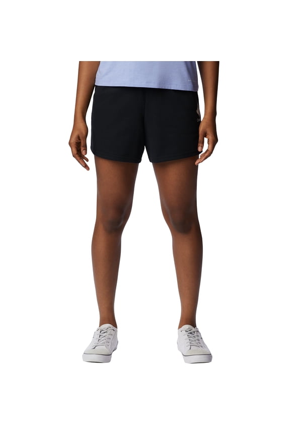 Women's Trek⢠Mid-Rise French Terry Shorts Black/White Stacked XS