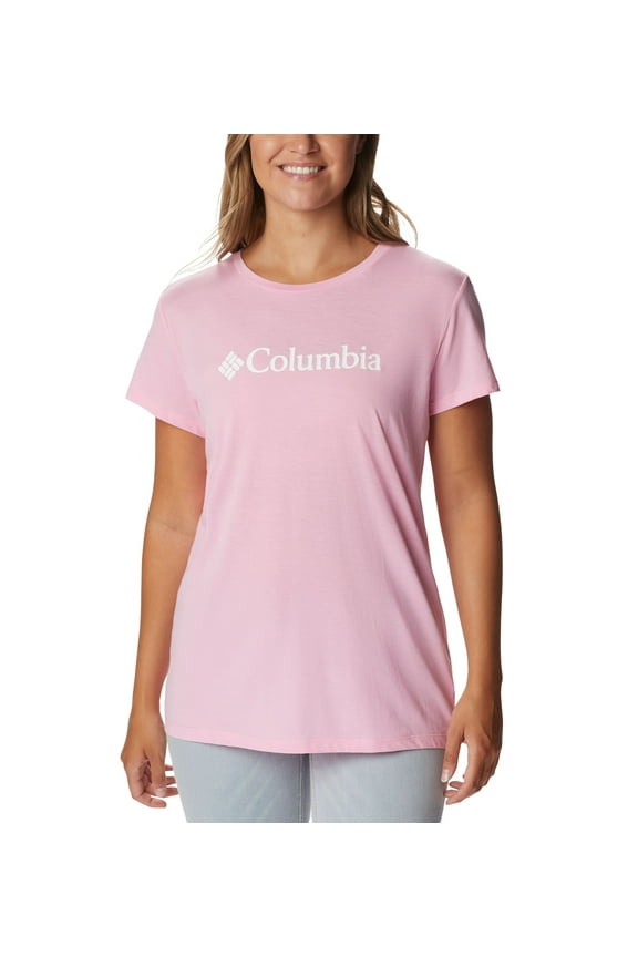 Women's Trek Short Sleeve Graphic T-Shirt Wild Rose/Cascade XS