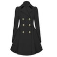 thumbnail image 1 of Women's Trench Coat Notch Lapel Double Thick A Line Coats Jacket With Pockets(S 2XL) Lightweight Fashion Jacket Women Women Jacket Fall Business Casual Western Jackets for Men Jacket for Women Casual, 1 of 3