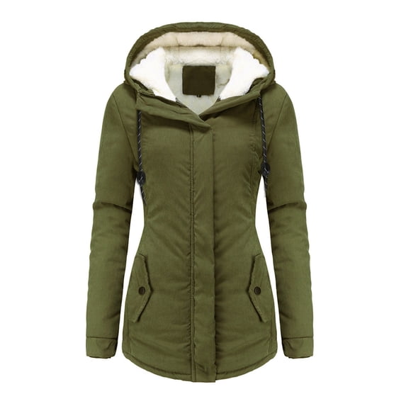 Women's Trench Overcoat with Detachable Hood and for Cold Weather and Stylish Everyday Outerwear Comfort