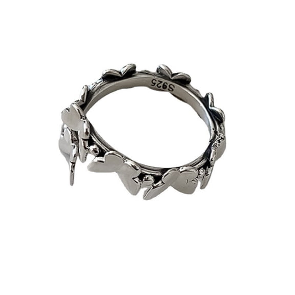 Women's Trendy And Simple Silver Ring