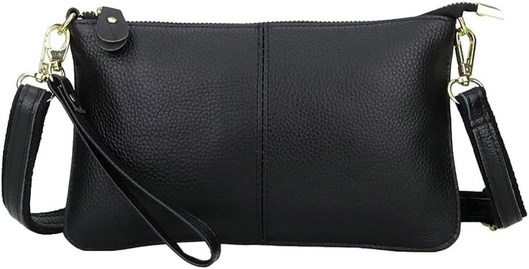 Women's Trendy Leather Shoulder Crossbody Bag Hobo Bag Small Square Purse Totes Soft Handbag Satchel Clutch