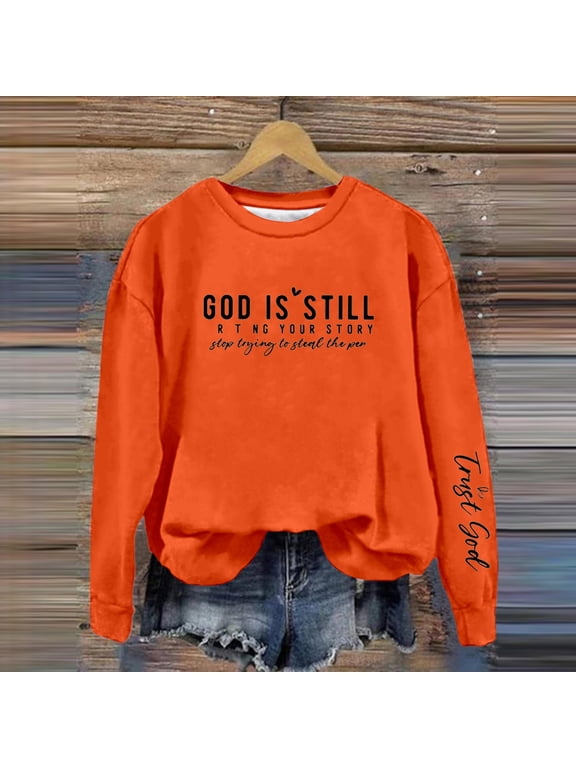 Women's Trendy Letter Print Hoodie | Fashion Pullover Sweatshirt For Fall & Winter Graphic Sweatshirts for Women Comfortable Tops Women Crop Sweater Womens Athletic Jacket with Hoodie Hoodie Zipper