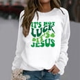 thumbnail image 1 of Women's Trendy Pullover Hoodie Letter Print Round Neck Top For Fall & Winter Jackets Women Half Zip Pullover Women Hoodies Women Athletic Colla Sweatshirt Light Steel Sweatshirt Easy Fall Outfits, 1 of 4
