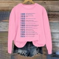 thumbnail image 1 of Women's Trendy Pullover Hoodie Letter Print Round Neck Top For Fall & Winter Ladies Tops Long Sleeve Hoodie Zip Women Front Top Comfortable Sweat Shirts Large Sweatshirt Women Tie Cute Fashion Top, 1 of 3