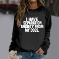 thumbnail image 1 of Women's Trendy Pullover Hoodie Letter Print Round Neck Top For Fall & Winter Lined Pullover Women Junior Girls Sweatsuits Pullover Crop Top Sweatshirt for Women Ladies Sweatsuits Juniors Blouses Tops, 1 of 5