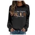 thumbnail image 1 of Women's Trendy Pullover Hoodie Letter Print Round Neck Top Soft Comfortable Casual Long Sleeve Sweatshirt For Fall Winter Fashion, 1 of 2