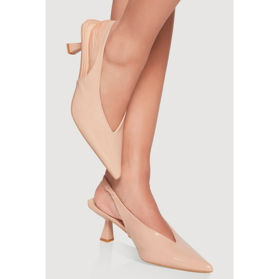 Women's Trendy Slingback Pointy Toe Pumps