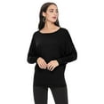 thumbnail image 1 of Women's Trendy Style Dolman Long Sleeves Solid Top, 1 of 3