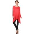 thumbnail image 1 of Women's Trendy Style Long Sleeves Solid Tunic Top, 1 of 4