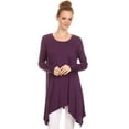 thumbnail image 1 of Women's Trendy Style Long Sleeves Solid Tunic Top, 1 of 4