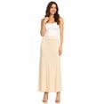 thumbnail image 1 of Women's Trendy Style Solid Maxi Long Skirt High Waist Waistband Relaxed Fit, 1 of 5