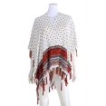 thumbnail image 1 of Women's Trendy and Stylish Spring Summer Poncho Ruana Top (One Size, 447-Rust), 1 of 1